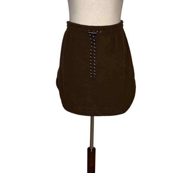 NWOT KkCo Pacific Fleece Mini Skirt in Mud – Sz Med - Picture 6 of 12